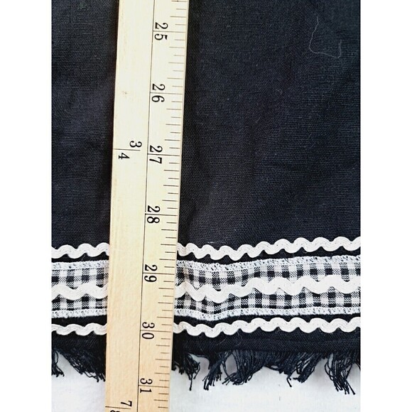 ROBERT Louis Women's Black/White  Sleeveless Button Down Tunic V Neck Size M NWT - Picture 3 of 5